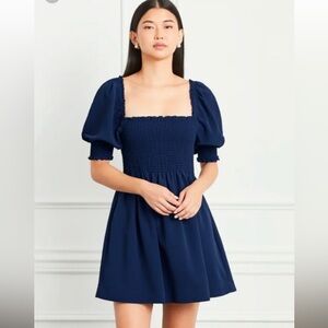 Hill House Athena Dress - Navy Crepe